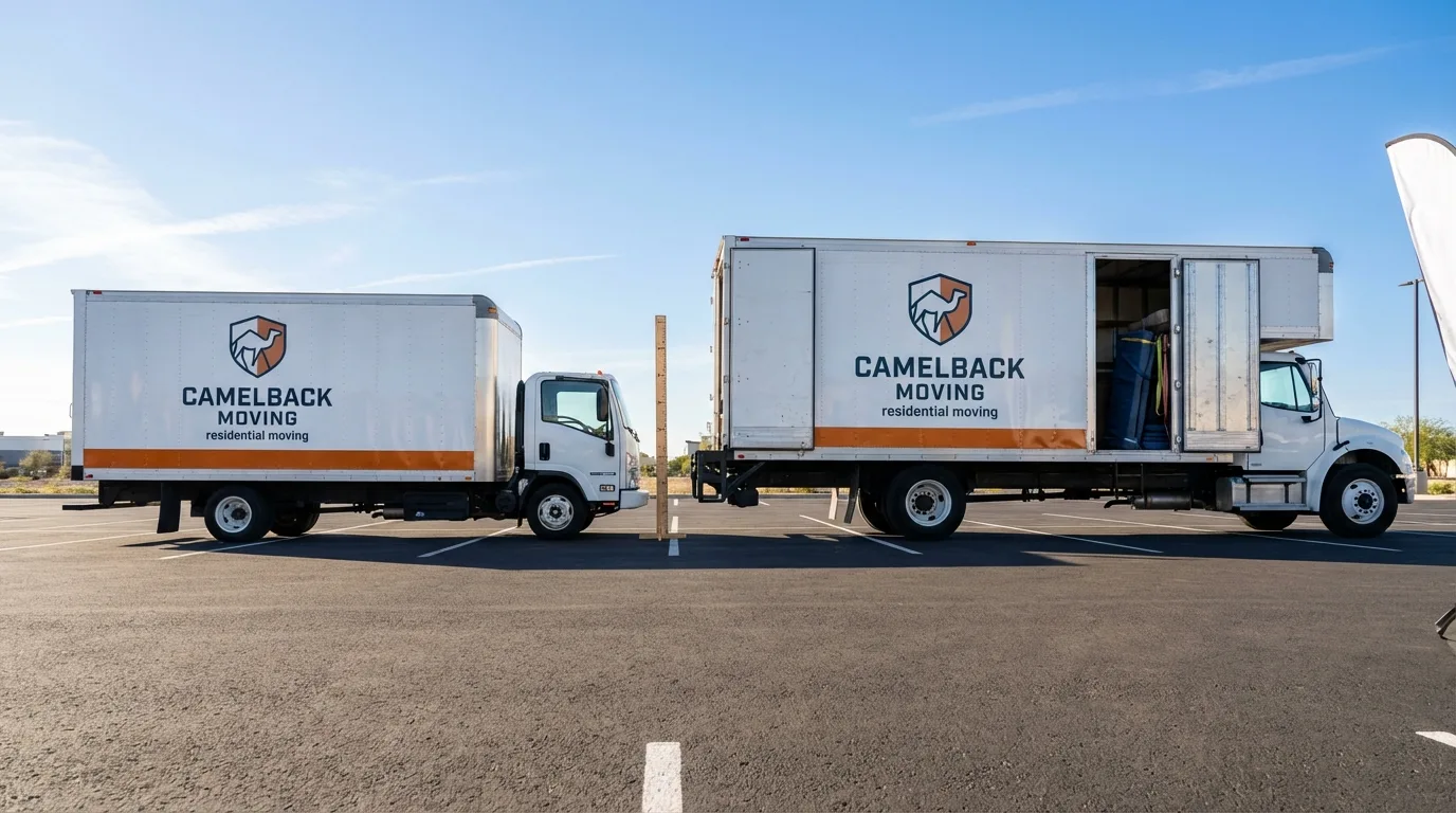 Moving truck size capacity guide in Papillion